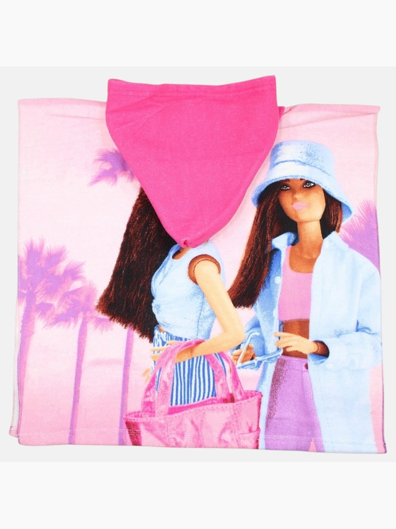 Barbie - Poncho Rosa - Kiabi