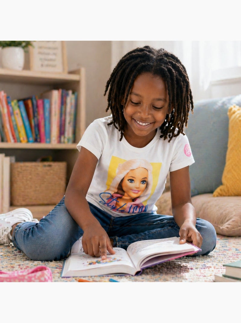 Barbie - T-shirt a maniche corte bambina Bianco - Kiabi