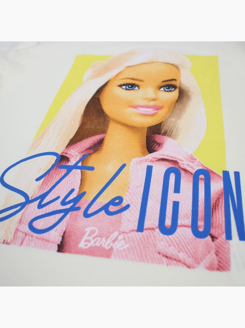 Barbie - T-shirt a maniche corte bambina Bianco - Kiabi