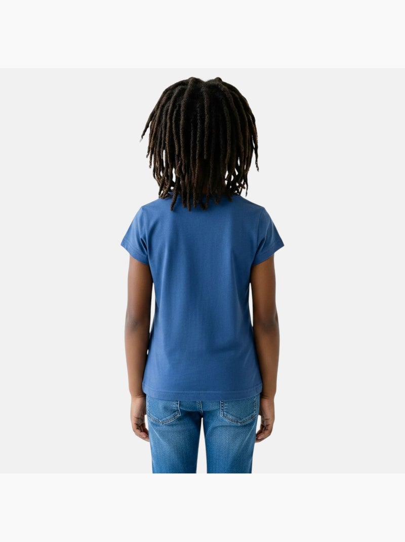 Barbie - T-shirt a maniche corte bambina Blu marino - Kiabi