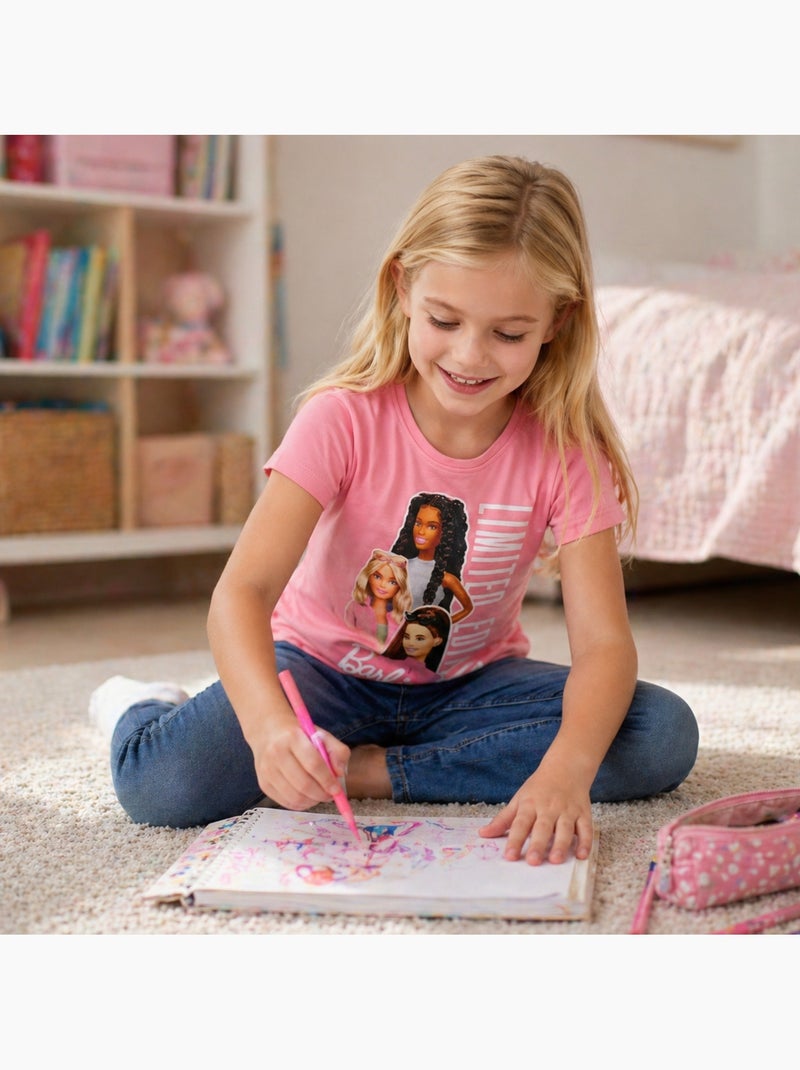 Barbie - T-shirt a maniche corte bambina Rosa - Kiabi