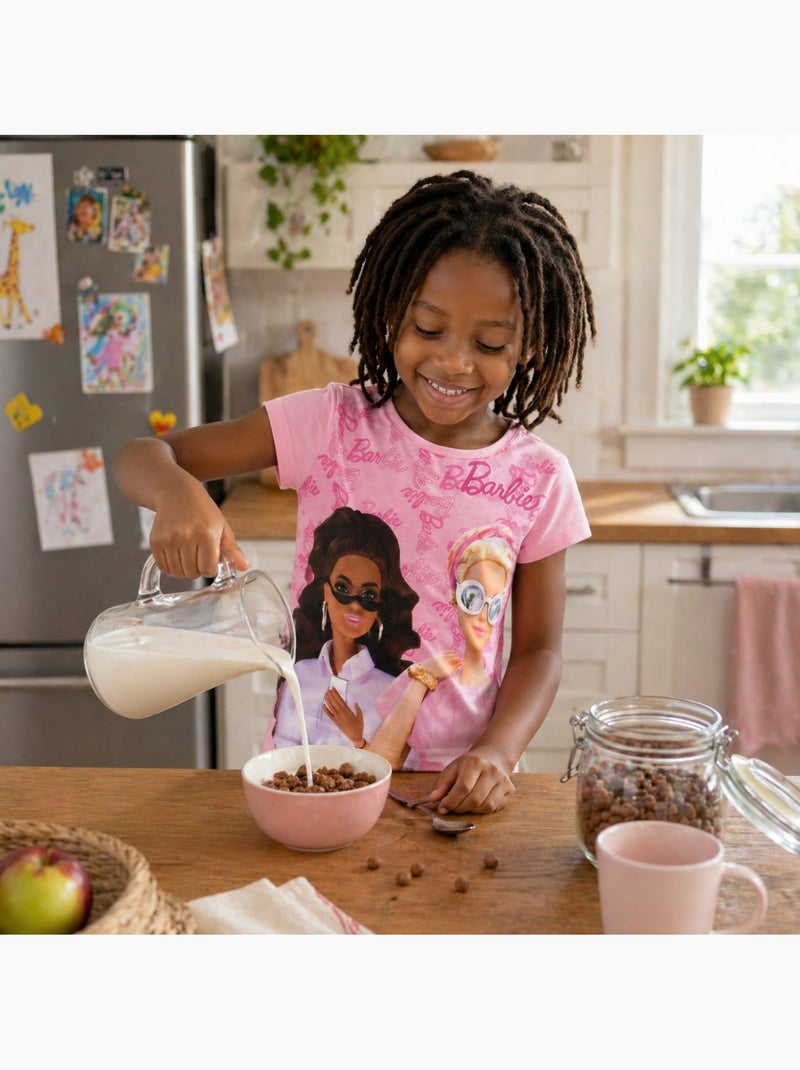 Barbie - T-shirt Rosa chiaro - Kiabi
