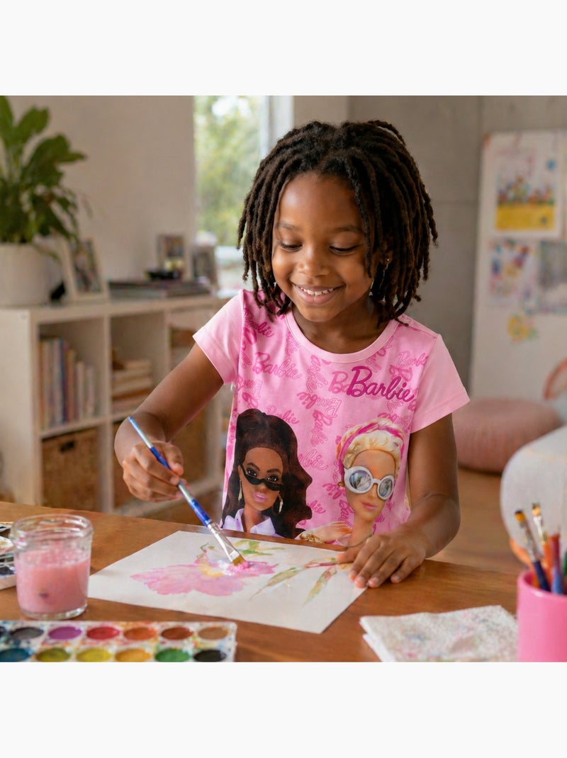 Barbie - T-shirt Rosa - Kiabi