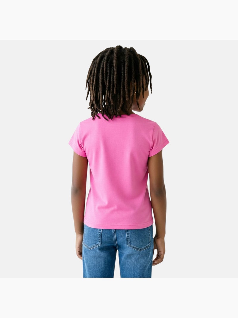Barbie - T-shirt Rosa - Kiabi