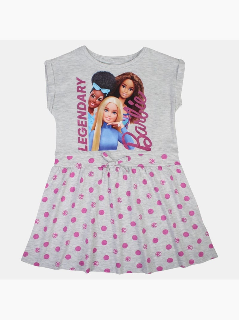 Barbie - Vestito bambina Grigio - Kiabi
