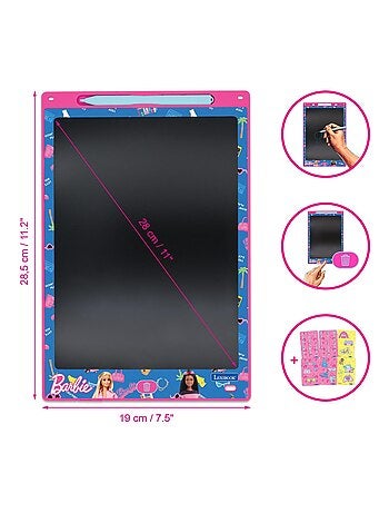 Barbie 11'' multicolore Eink apprendimento disegno Tablet con stencil