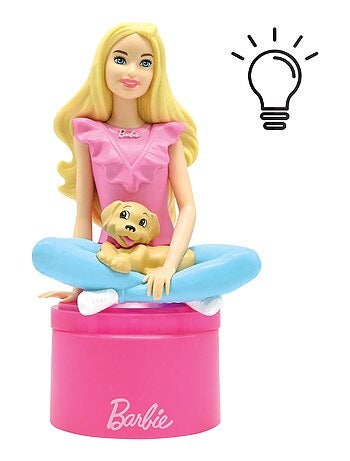 Barbie 3D design luce notturna tascabile cambia colore