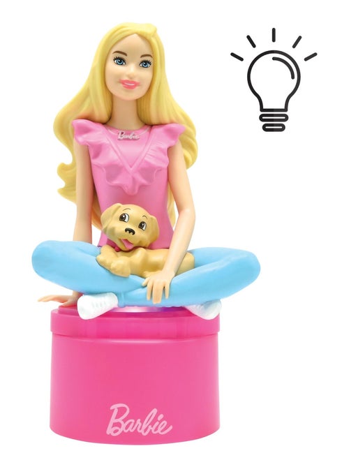 Barbie 3D design luce notturna tascabile cambia colore - Kiabi