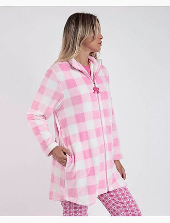 BARBIE Accappatoio a maniche lunghe Vichy Mood caldo da donna