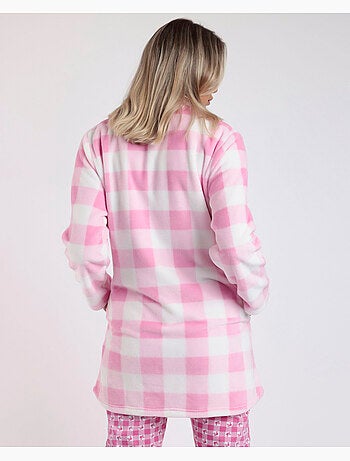 BARBIE Accappatoio a maniche lunghe Vichy Mood caldo da donna