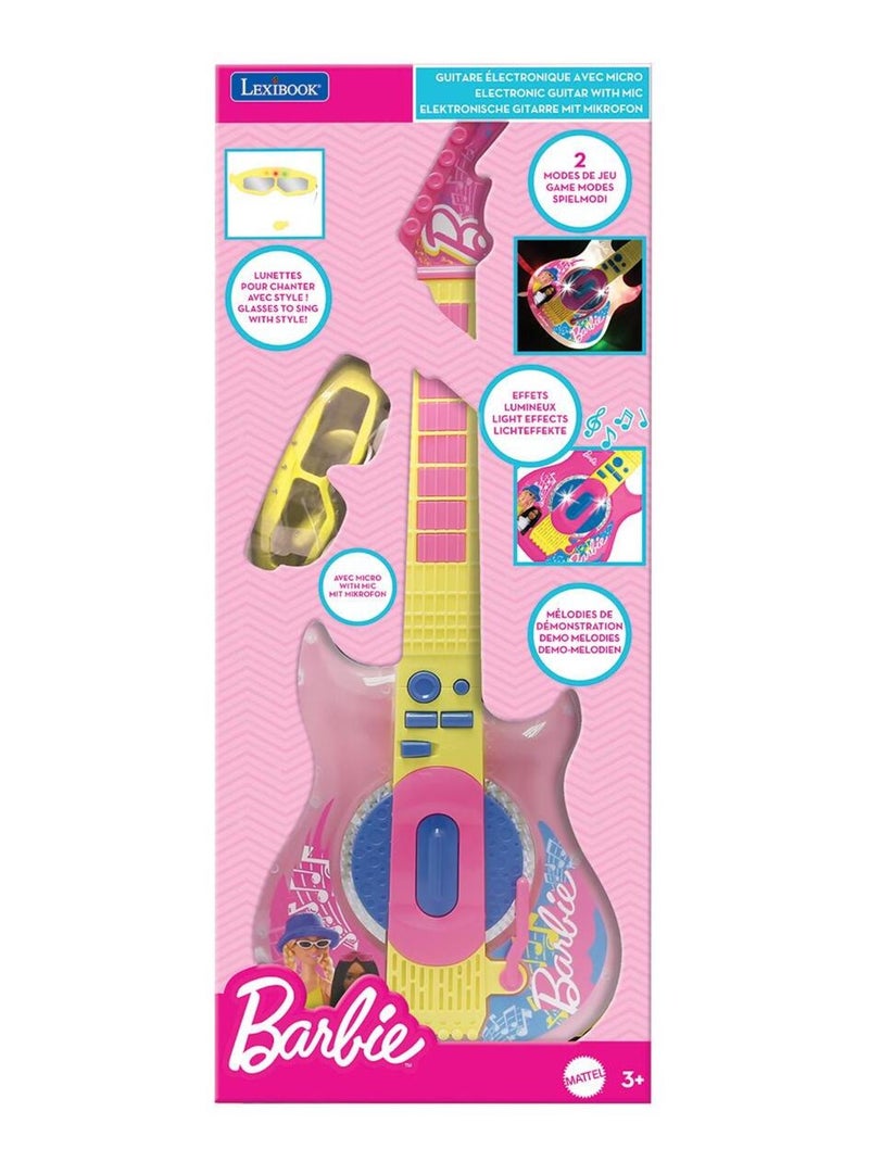 Barbie Chitarra elettronica con microfono in forma di occhiali Rosa - Kiabi