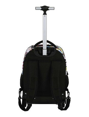 Barbie comic zaino trolley gts fan, multicolore