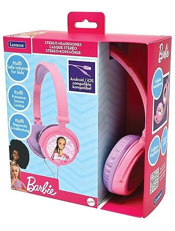 Barbie Cuffia stereo a filo pieghevole con limitazione sicura del volume