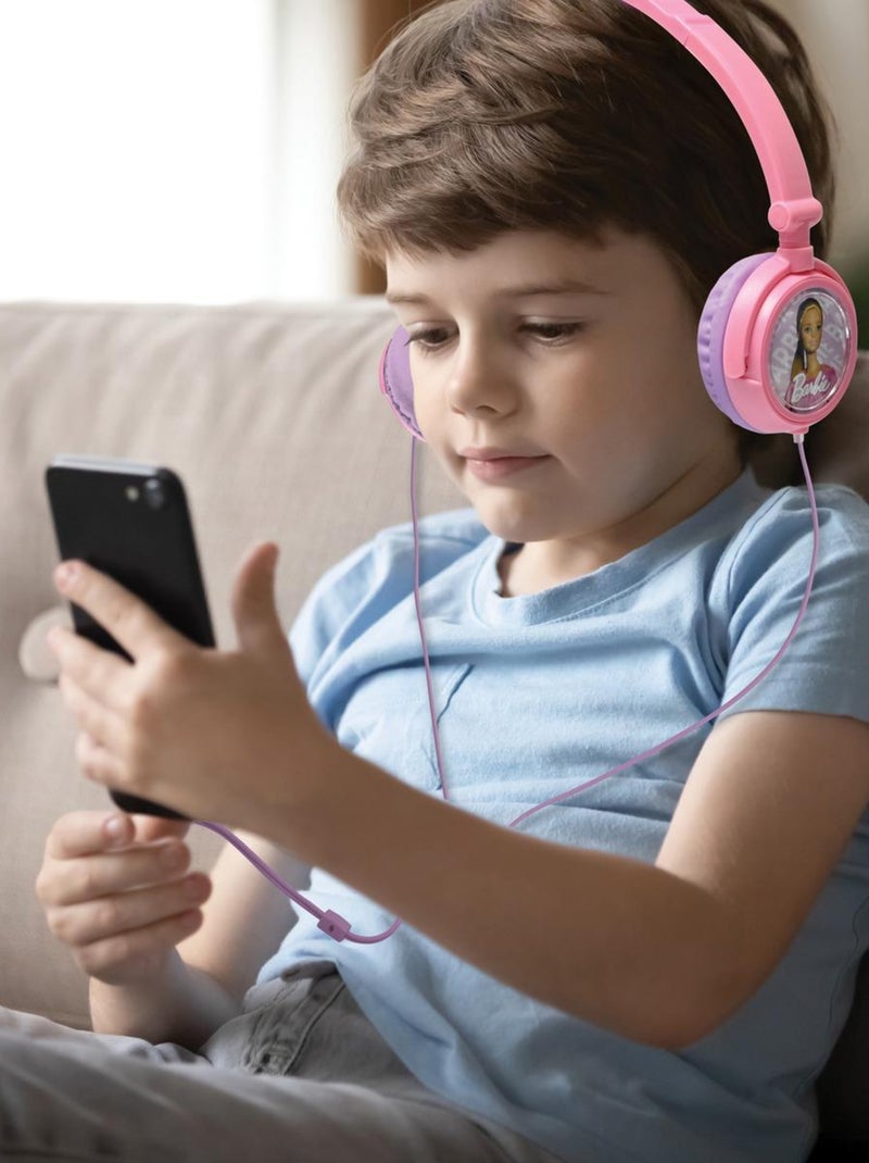 Barbie Cuffia stereo a filo pieghevole con limitazione sicura del volume Rosa - Kiabi
