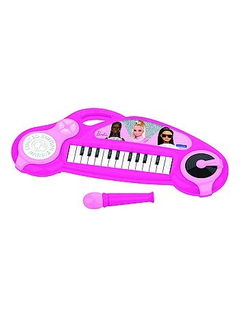 Barbie divertente Tastiera elettronica per pianoforte con luci e microfono 24 tasti