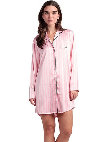 BARBIE Elegante Barbie Satin Open Long Sleeve Canotta per Donna