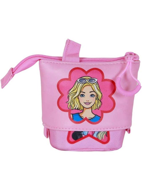Barbie Flower Astuccio Cute + 2 Penne Gel Cancellabili, Rosa - Kiabi Barbie Flower Astuccio Cute + 2 Penne Gel Cancellabili, Rosa - Kiabi