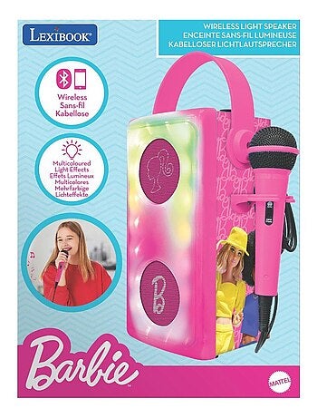Barbie Luminosa Potente altoparlante Bluetooth® con microfono