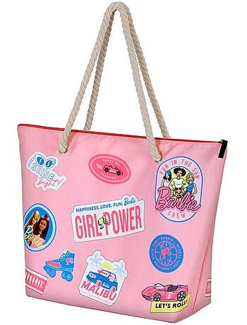 Barbie Malibu Borsa da Spiaggia Soleil, Rosa