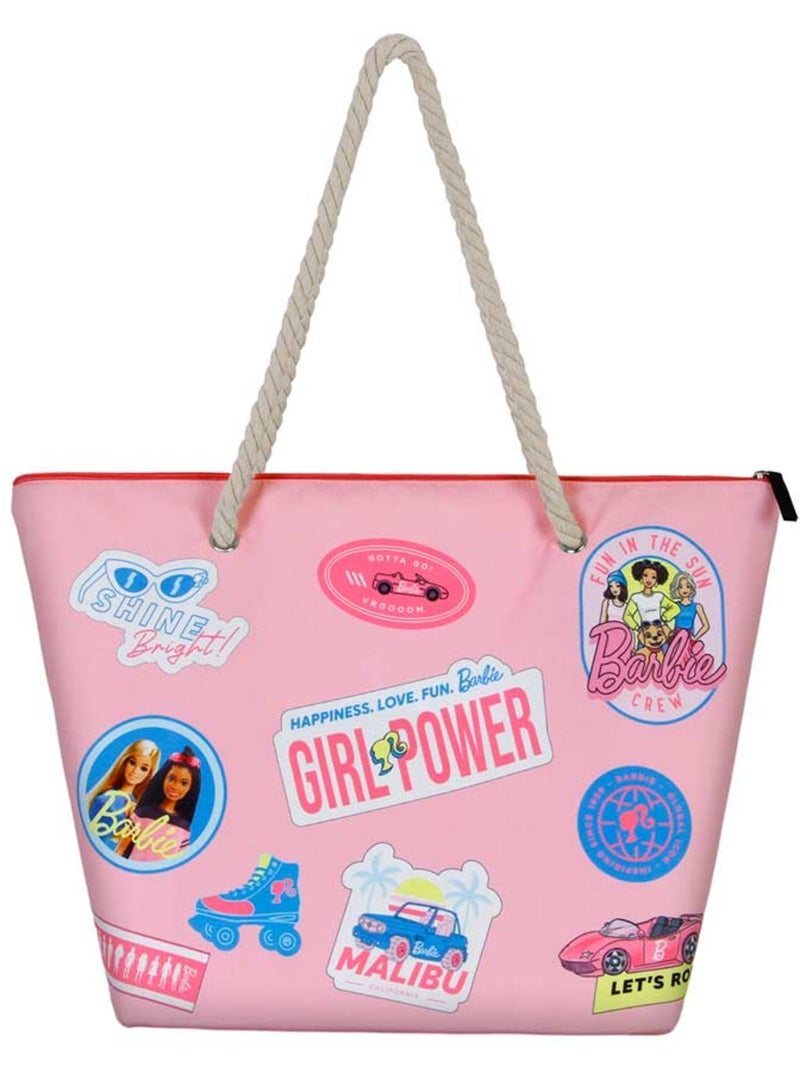 Barbie Malibu Borsa da Spiaggia Soleil, Rosa Rosa - Kiabi