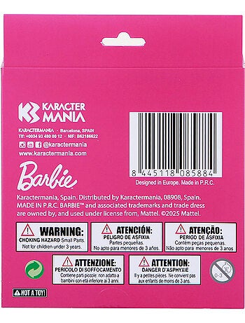 Barbie mix confezione da 4 evidenziatori, rosa