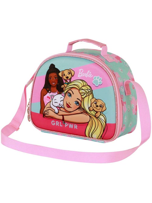Barbie Pets Borsa Porta Merenda 3D, Rosa - Kiabi