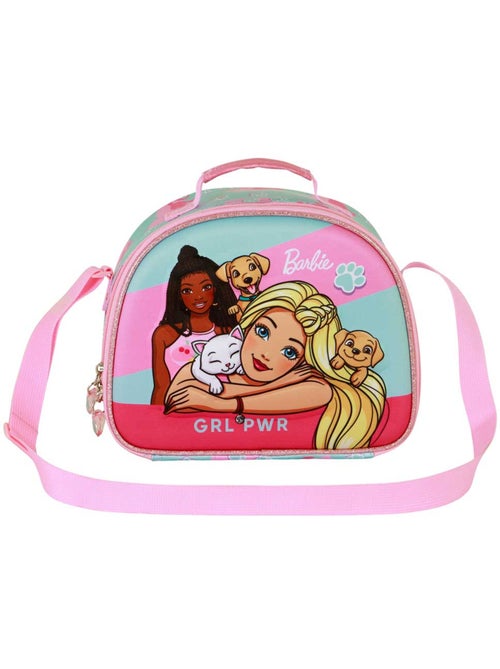 Barbie Pets Borsa Porta Merenda 3D, Rosa - Kiabi