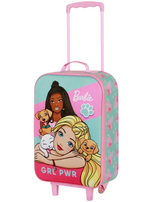 Barbie Pets Valigia Trolley Soft 3D, Rosa - Kiabi