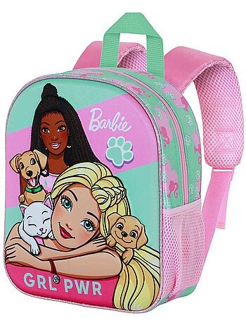 Barbie pets zainetto 3d elite, rosa