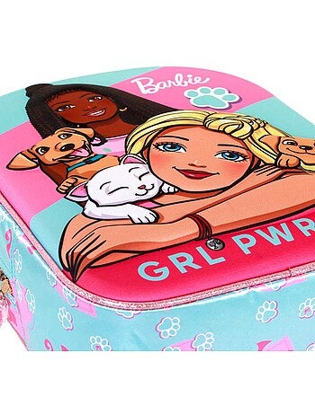Barbie pets zainetto 3d elite, rosa