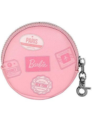 Barbie travel portamonete cookie, rosa