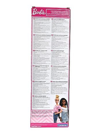 Barbie Trendy Microfono luminoso con altoparlante (auxin), melodie ed effetti sonori
