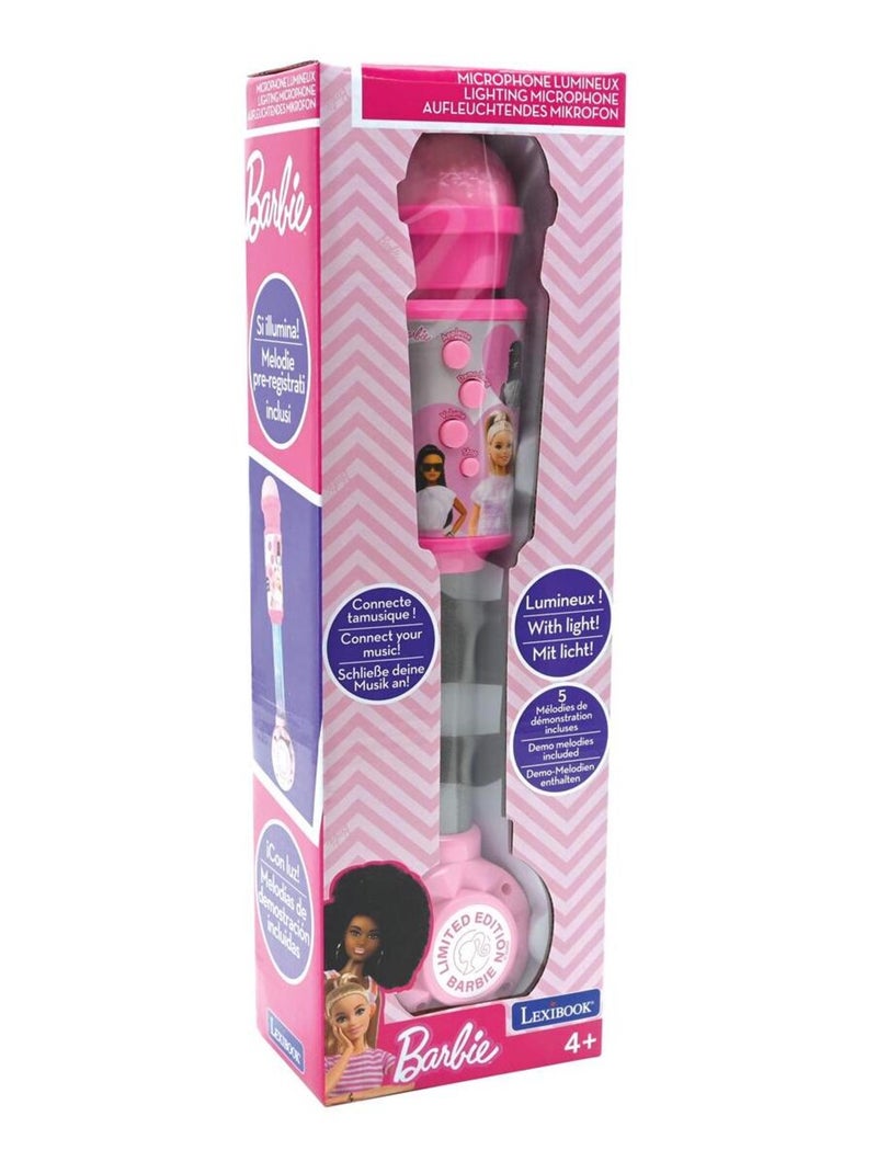 Barbie Trendy Microfono luminoso con altoparlante (auxin), melodie ed effetti sonori Rosa - Kiabi