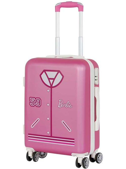 Barbie varsity valigia da cabina abs 4 ruote, rosa - Kiabi Barbie varsity valigia da cabina abs 4 ruote, rosa - Kiabi