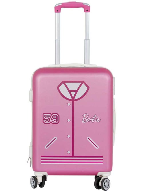 Barbie varsity valigia da cabina abs 4 ruote, rosa - Kiabi Barbie varsity valigia da cabina abs 4 ruote, rosa - Kiabi