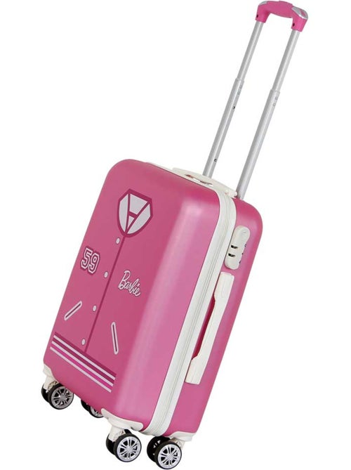 Barbie varsity valigia da cabina abs 4 ruote, rosa - Kiabi Barbie varsity valigia da cabina abs 4 ruote, rosa - Kiabi