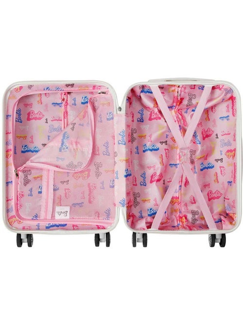 Barbie varsity valigia da cabina abs 4 ruote, rosa - Kiabi Barbie varsity valigia da cabina abs 4 ruote, rosa - Kiabi