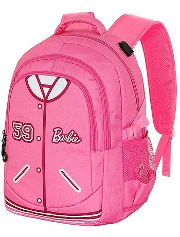 Barbie varsity zaino running plus, rosa