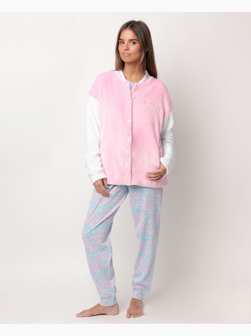 BARBIE Vestaglia da sogno Barbie a maniche lunghe calda da donna - Kiabi BARBIE Vestaglia da sogno Barbie a maniche lunghe calda da donna - Kiabi