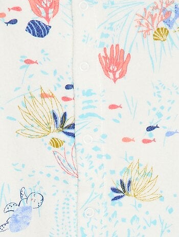 Barboteuse a maniche corte 'Petit Béguin'