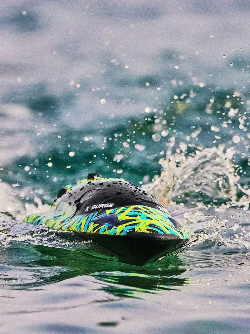 Barca radiocomandata - OVERMAX - X-Surge - Luci LED - 35 km/h - 2 batterie Verde - Kiabi