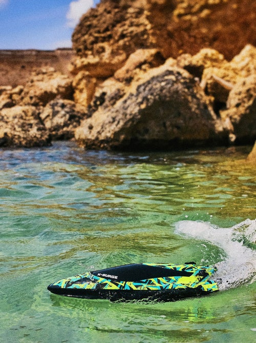 Barca radiocomandata - OVERMAX - X-Surge - Luci LED - 35 km/h - 2 batterie - Kiabi