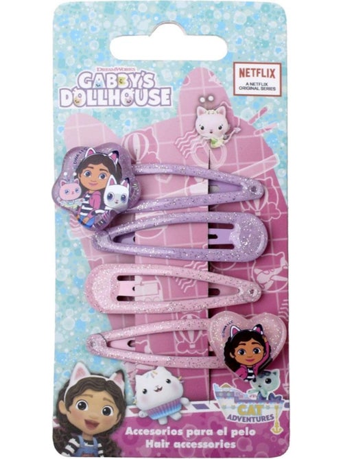 Barrette glitterate bambino Gabby: lotto di 4 barrette per capelli - Kiabi