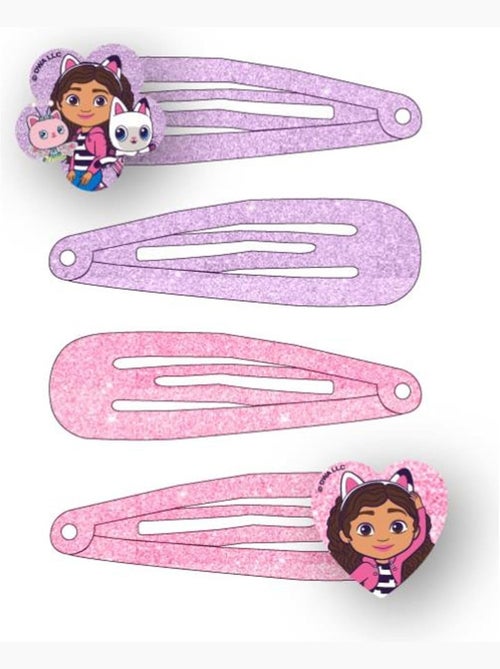 Barrette glitterate bambino Gabby: lotto di 4 barrette per capelli - Kiabi