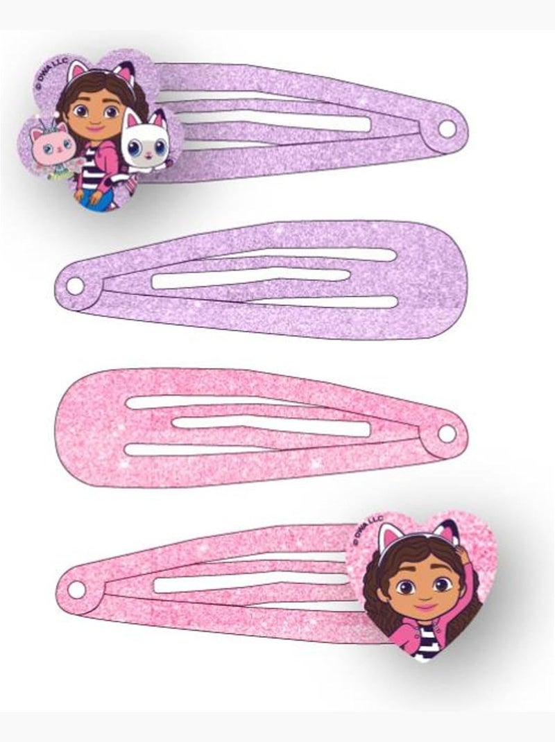 Barrette glitterate bambino Gabby: lotto di 4 barrette per capelli Multicolore - Kiabi