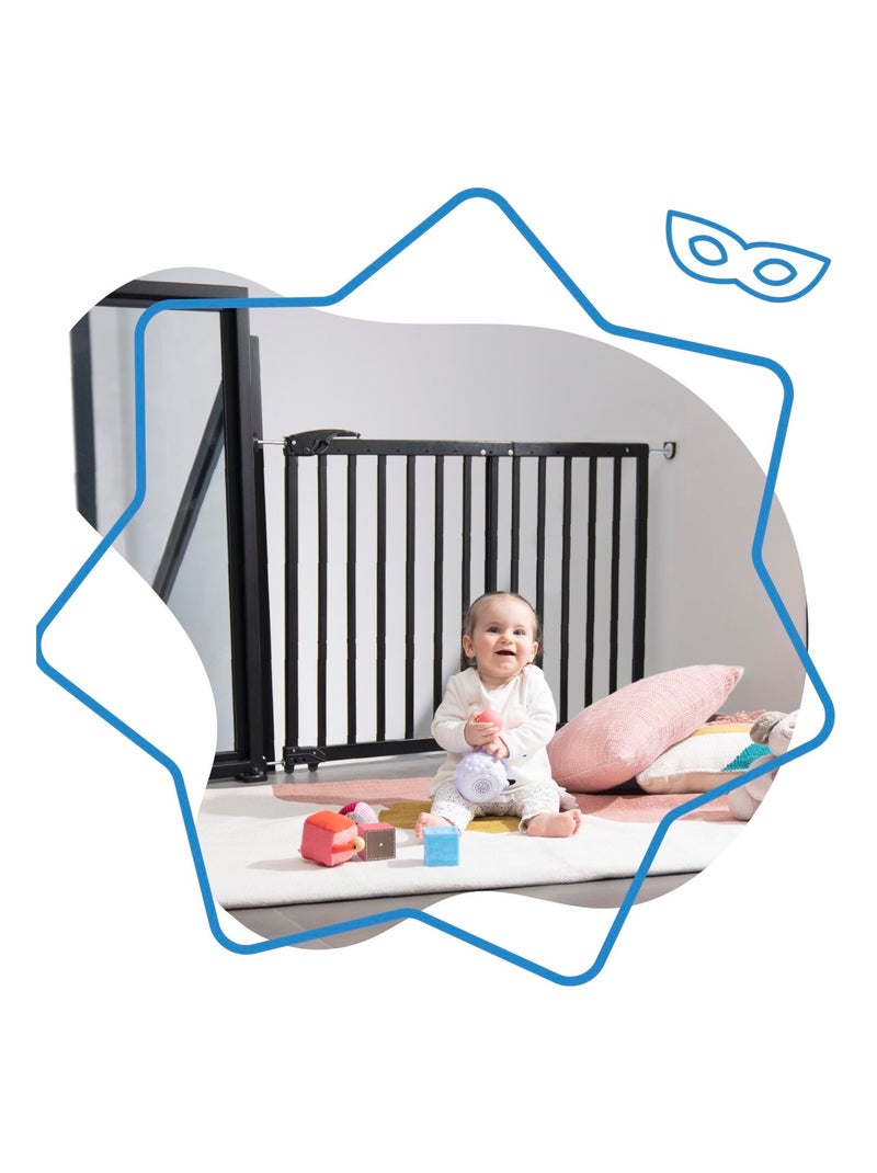 Barriera di sicurezza estensibile Deco Pop «Badabulle» Nero - Kiabi