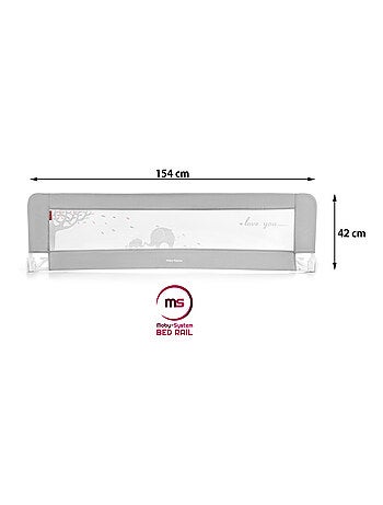 Barriera letto bambini 0-18 mesi pieghevole anti caduta rete sicura