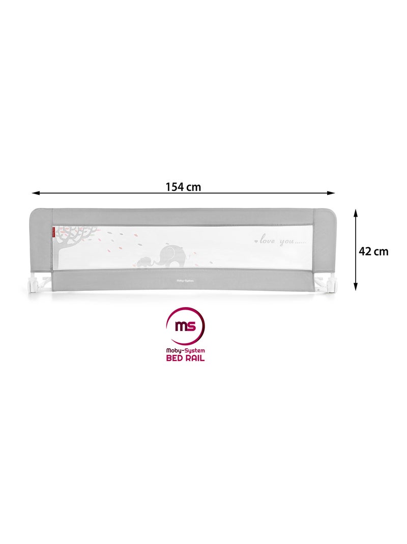 Barriera letto bambini 0-18 mesi pieghevole anti caduta rete sicura Grigio - Kiabi