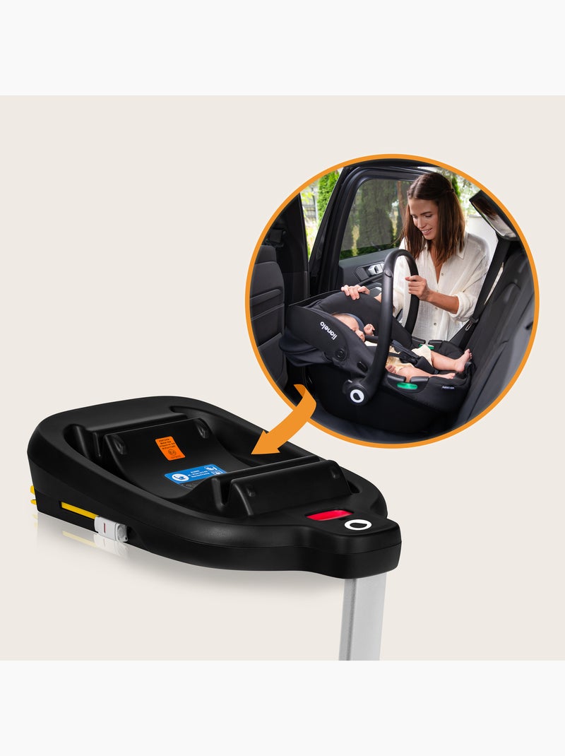 Base ISOFIX - Base LIONELO Astrid i-Size - Base per seggiolino auto per bambini Nero - Kiabi