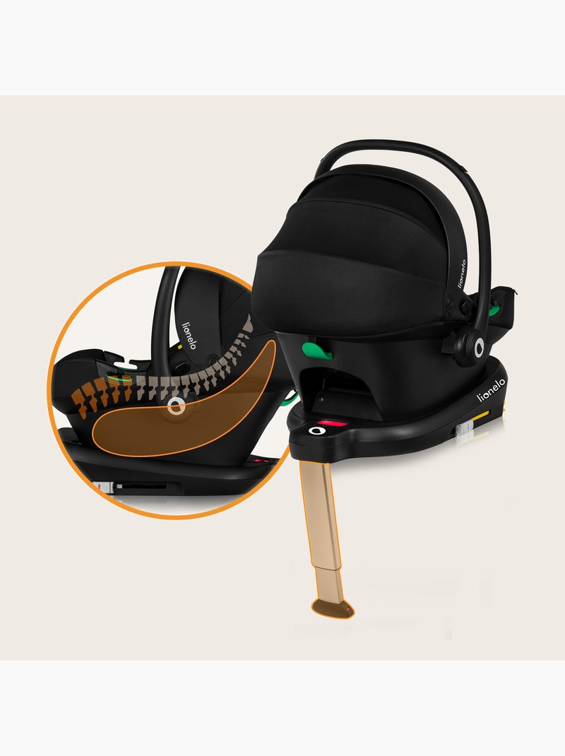 Base ISOFIX - Base LIONELO Astrid i-Size - Base per seggiolino auto per bambini Nero - Kiabi